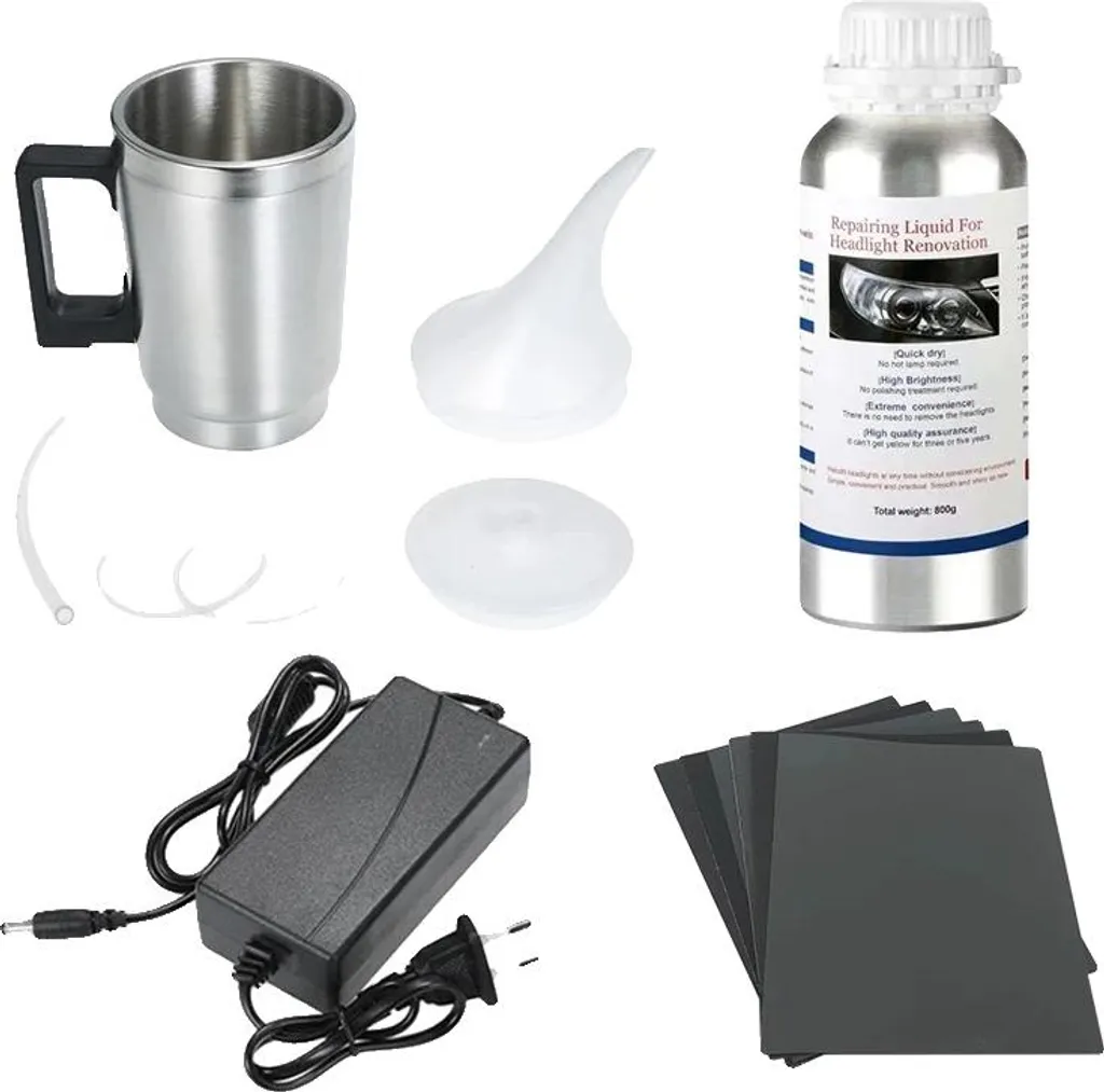 Sistema Rigenerazione Fari Polimero Liquido Luxury - Kit 3 Scatole