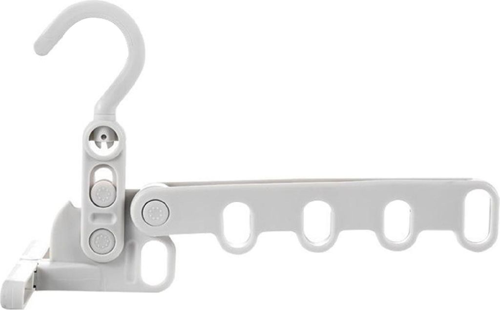 Kleiderbügel für Handtücher, Türhaken an der Rückseite, robust, 5-Loch, multifunktional, faltbar, platzsparend, Organizer-Rack, Haushaltsbedarf