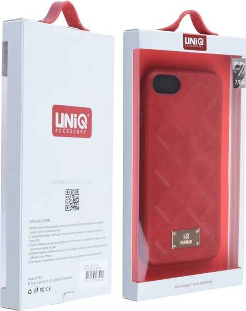 Backcover iPhone 7/8 Rosso - Slim Fit Design 8719273285022 Ecommerce
