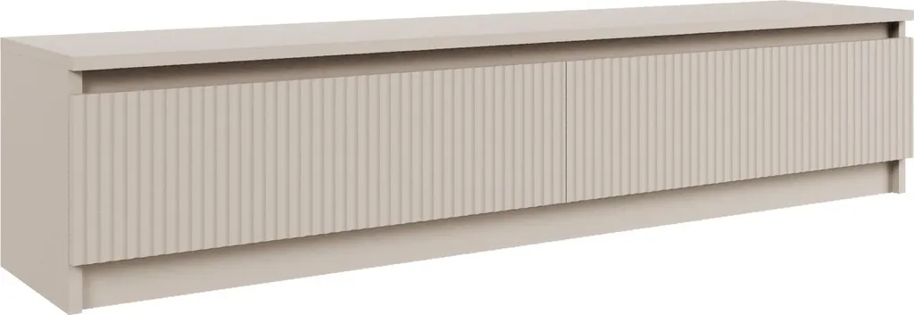 Mobiletto TV Selsey Sandia 139cm Grigio Cashmere - Design Moderno 2 Ante