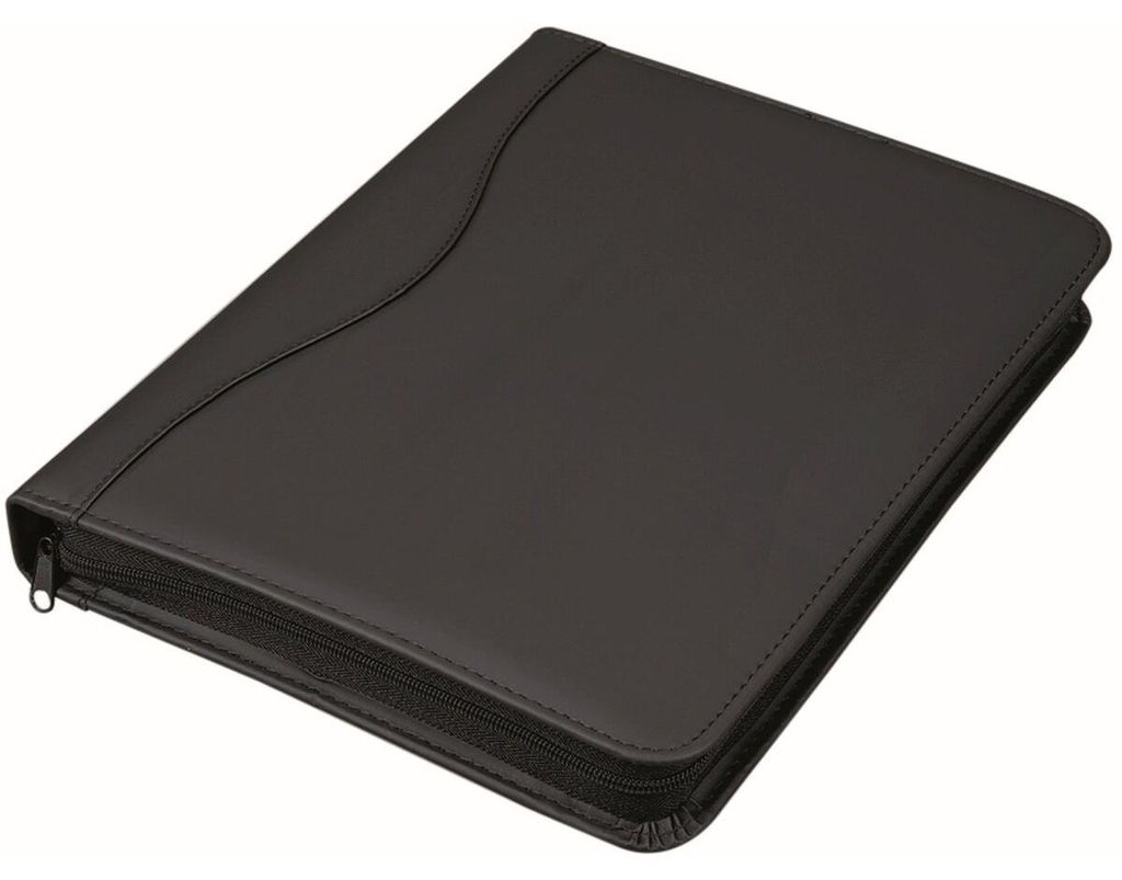 Alassio Ringbuchmappe "RONDO", DIN A4, Lederimitat, schwarz Image du produit 