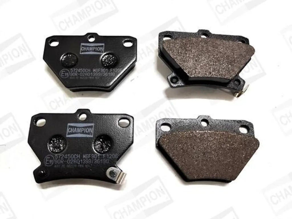 Plaquettes de frein CHAMPION 572450CH pour Toyota Corolla et Yaris P1 P2