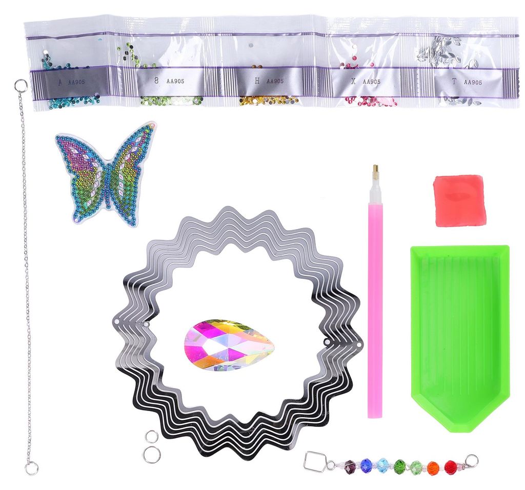 Strassanhänger, einzigartiges Design, DIY-Malerei, dekorative Ornamente, Accessoires für Fenster und Zuhause