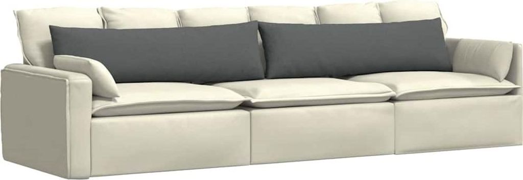 Eleganter Möbel Sofakissen 2 pcs - Montage erforderlich - Dunkelgrau 145 x 40cm Stoff - CJG346864 - Gartenmöbelauflagen