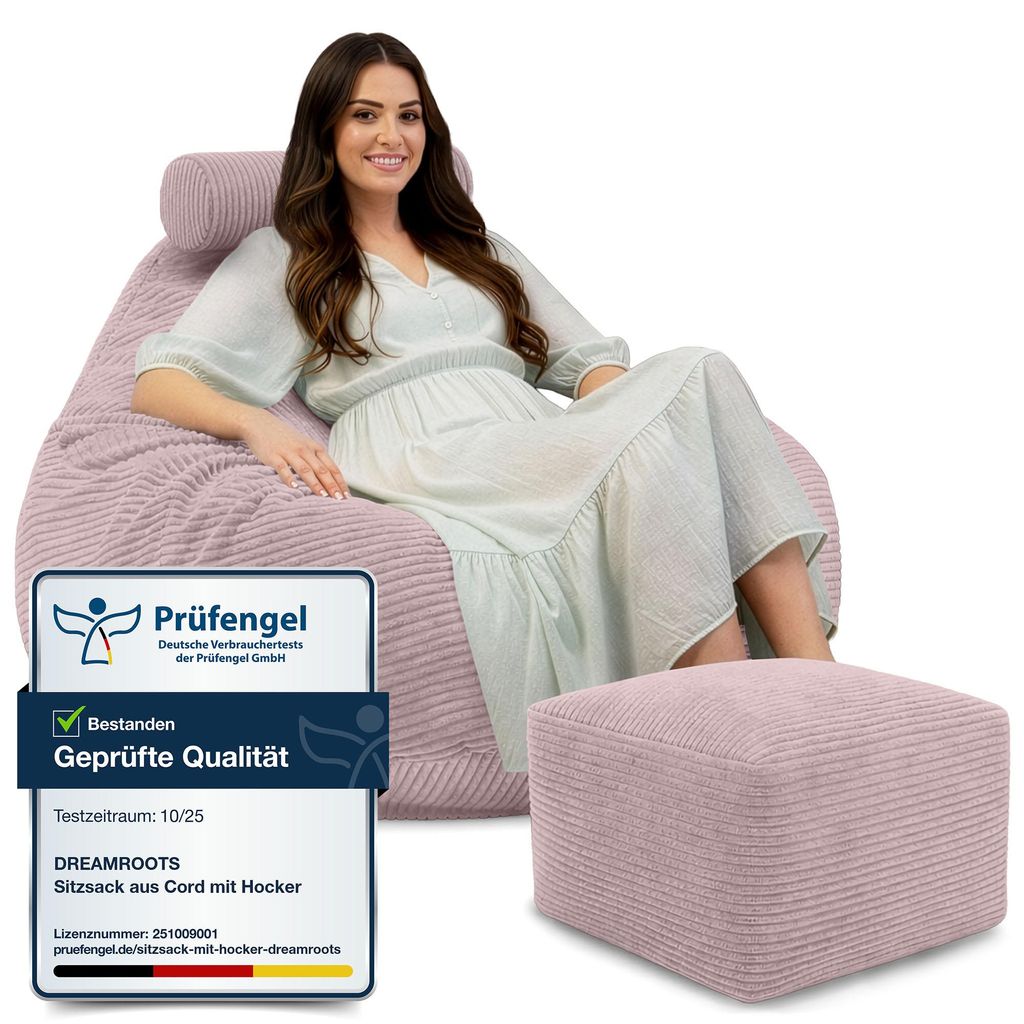 Dreamroots, plněný puf, pytel,sedací vak 90x90x100 cm Obrázek produktu 