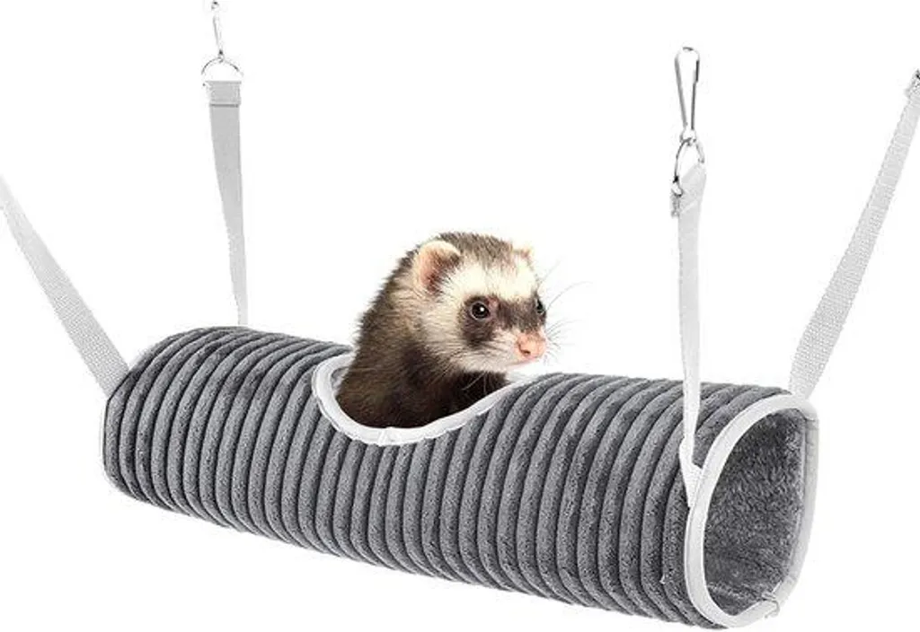 Tuyau de jeu pour rongeurs et furets, tunnel plastique souple extensible