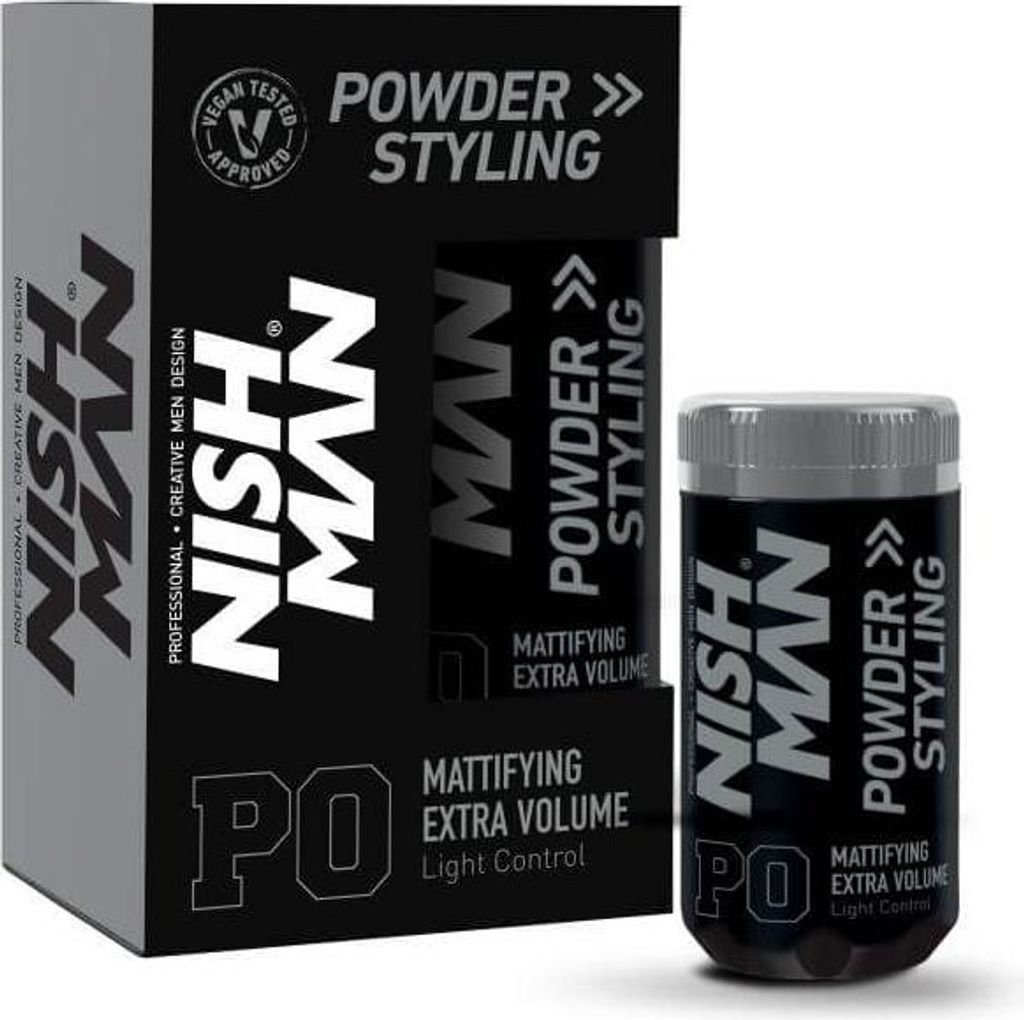 Nishman - P0 Light Control Haarpuder - Mattifying Hair Styling Powder 20g