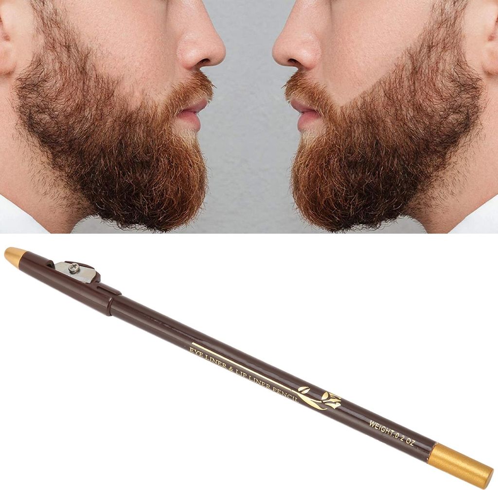 Professioneller Bartstiftfüller, Haushaltsliner, formendes Styling-Werkzeug, dunkelbraun