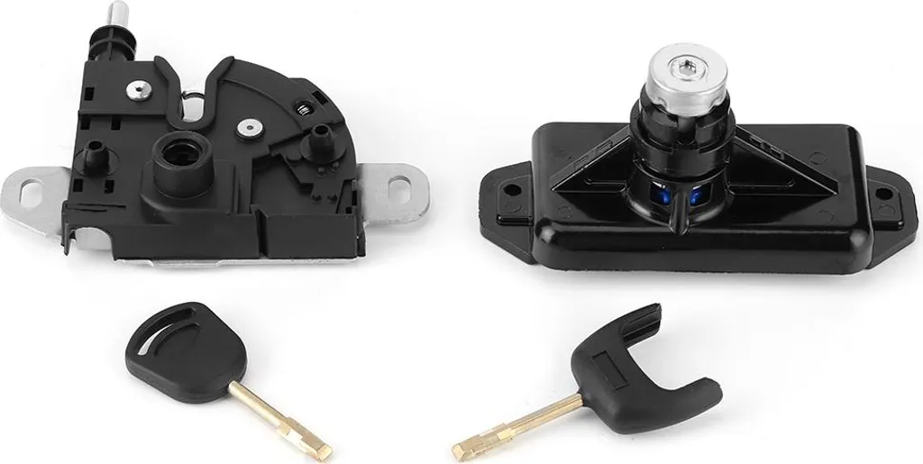 Cylindre Serrure Capot 6C1A-16D748-AB avec 2 Clés pour Ford Transit MK7