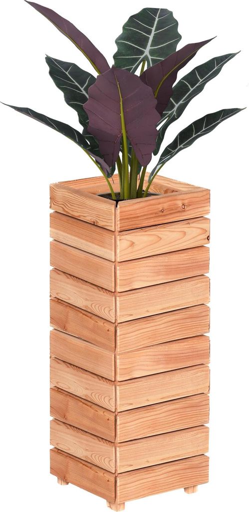 Balkon-Hochbeet Lärche MODULO - 30x30x75 cm Naturbelassen Produktbild 