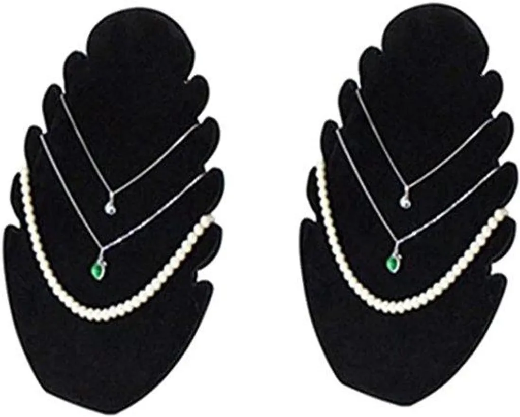 Organiseur bijoux velours pour ranger vos colliers sur coiffeuse