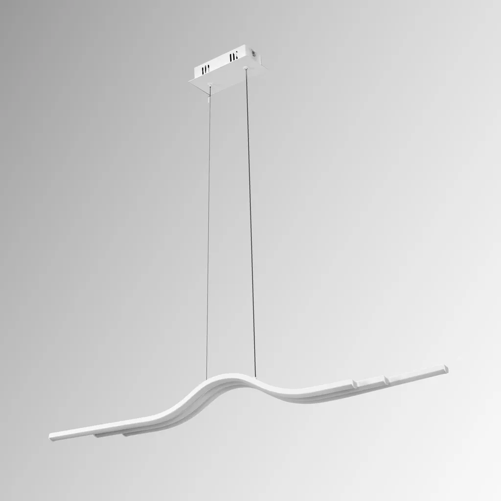Lustre LED Toolight APP807-CP Blanc : Éclairage Puissant et Économe