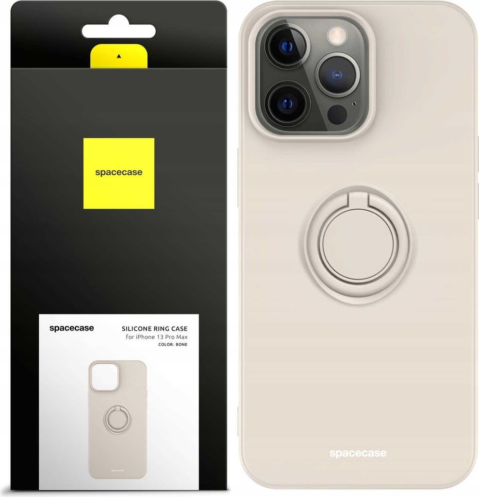 Spacecase Silikon Ring iPhone 13 Pro Max Knochen