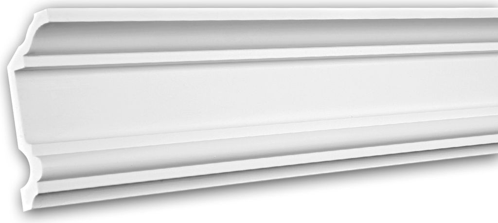 PROFHOME 150177 Eckleiste aus Polyurethan Deckenleiste Stuckleiste 2 m