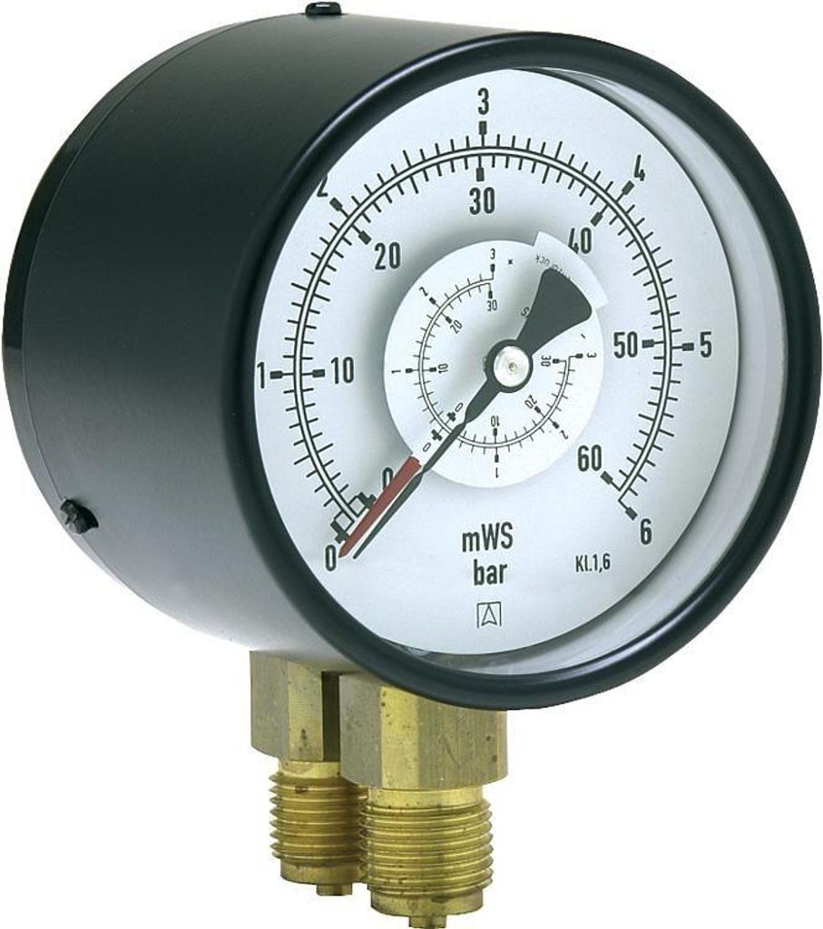 AFRISO Differenzmanometer Stahl 0-6 bar Produktbild 