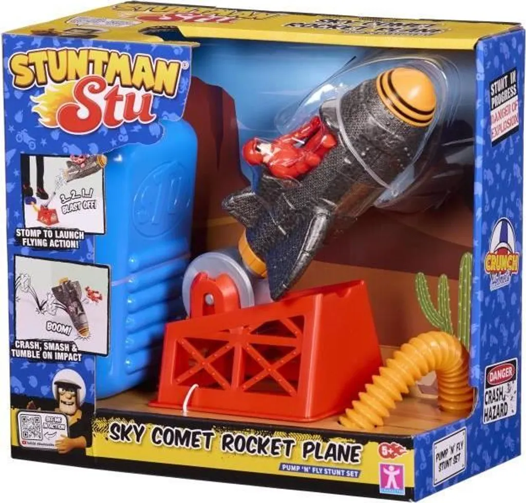 Recensione Razzo Bandai Stuntman Stu COSS8199: Launch & Crash Stunt Set