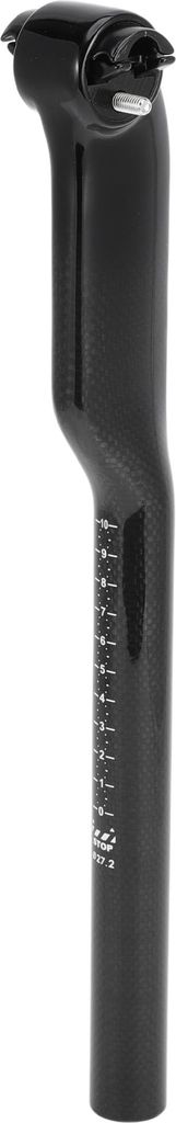 Fahrradsattelstš¹tzen H?henverstellbare Fahrradsattelstš¹tze Sattelrohr 3K Glanz Schwarz 1 Stš¹ck 27,2x350mm Carbonfaser