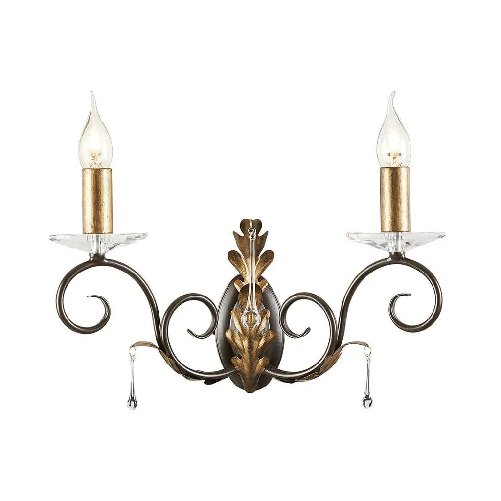 Applique Amarilli Feuille d'Or Elstead Lighting 2xE14 60W Luxe AML2