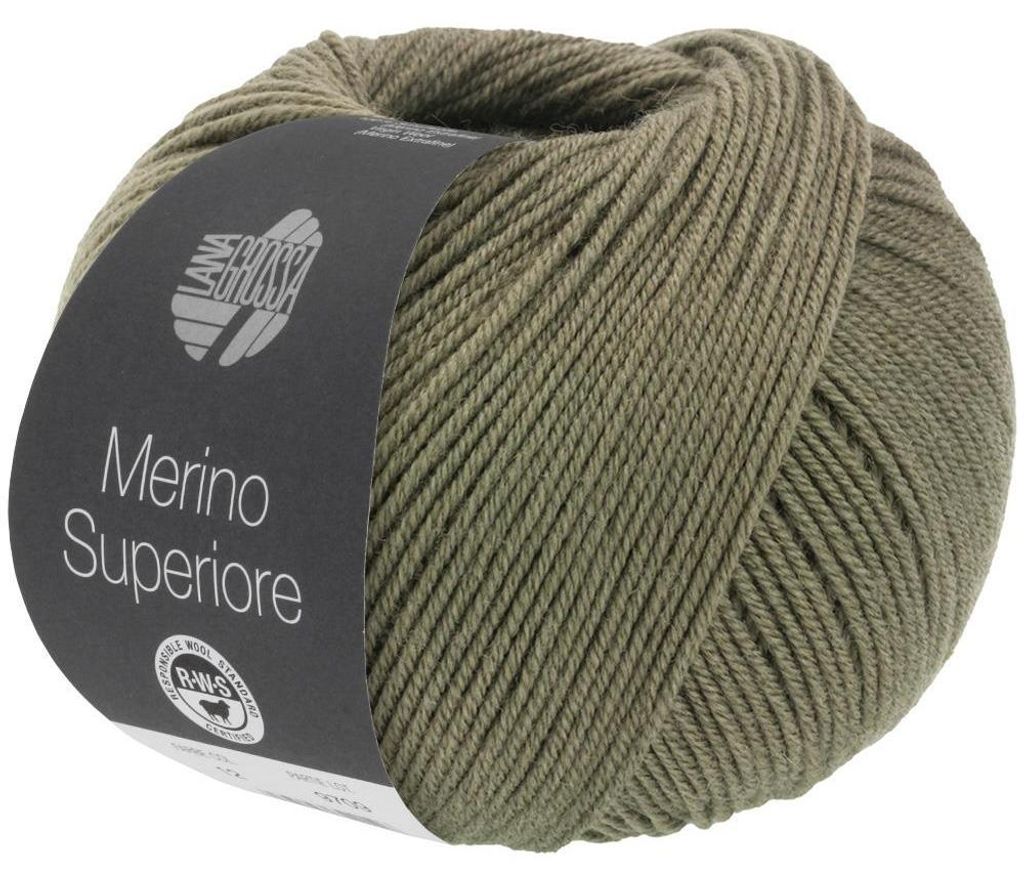 Lana Grossa - Merino Superiore 0013 khaki Produktbild 