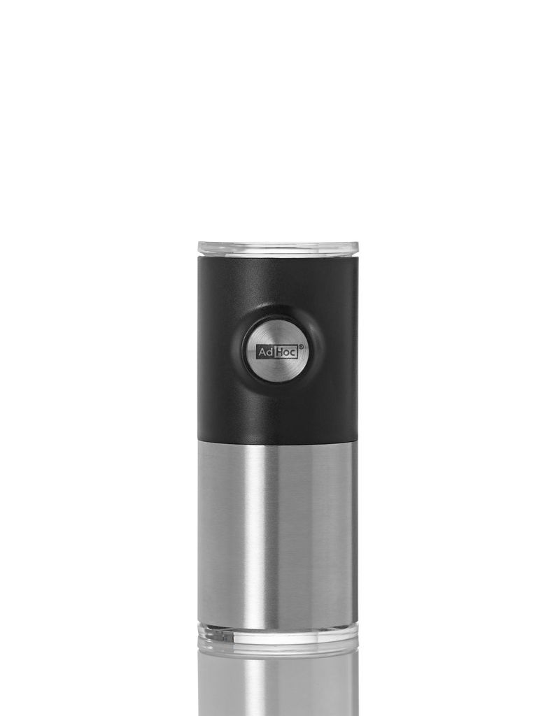 AdHoc magnetische Pfeffermühle Salzmühle PEPNETIC Gewürzmühle 11 cm schwarz MP501