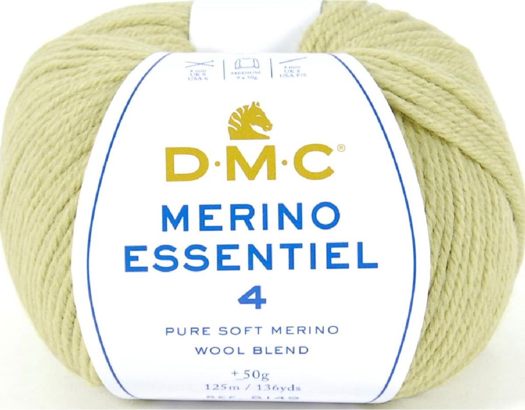 DMC Merino Essentiel-4 – hochwertiges Aran-Garn aus 50 % Wolle & 50 %.Polyacryl, 8149, (Farbe 868)