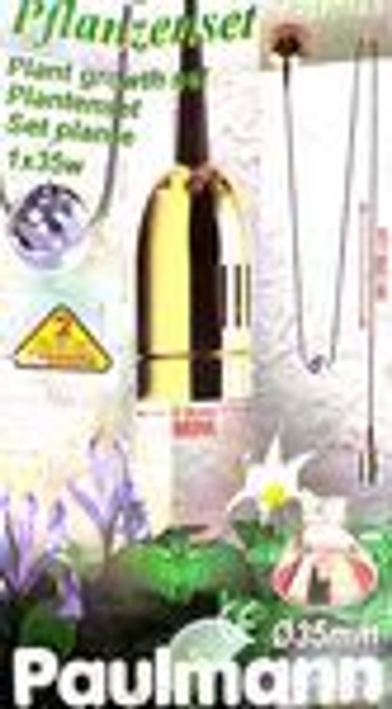 Paulmann Pflanzenset 50338 230V/12V 35W Pendel mit Abhängung Gold/Messing Alu