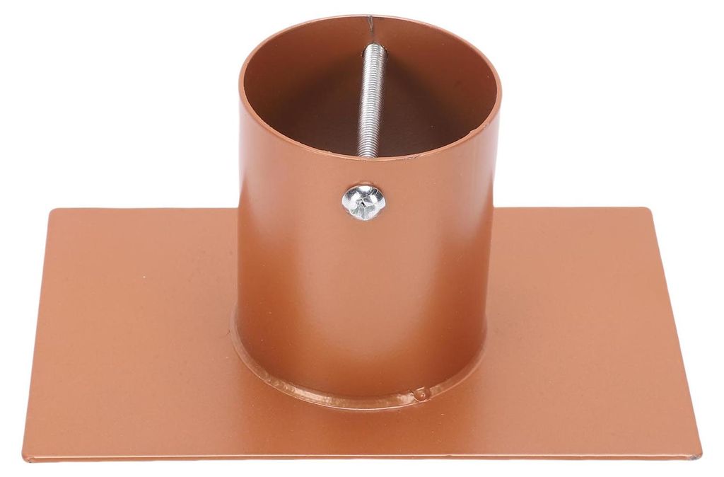 Regenketten-Montageadapter aus Metall mit Schraube für Hausfallrohre, rosšŠgolden