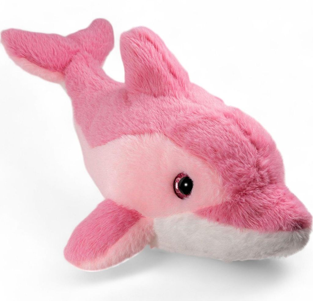 Carl Dick Delfin rosa mit Glitzer-Augen, Plüschtier, Produktbild 