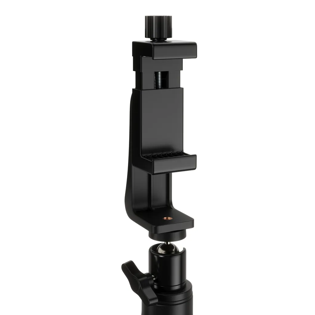 Pack vlogging complet avec support téléphone et lampe LED circulaire - 8