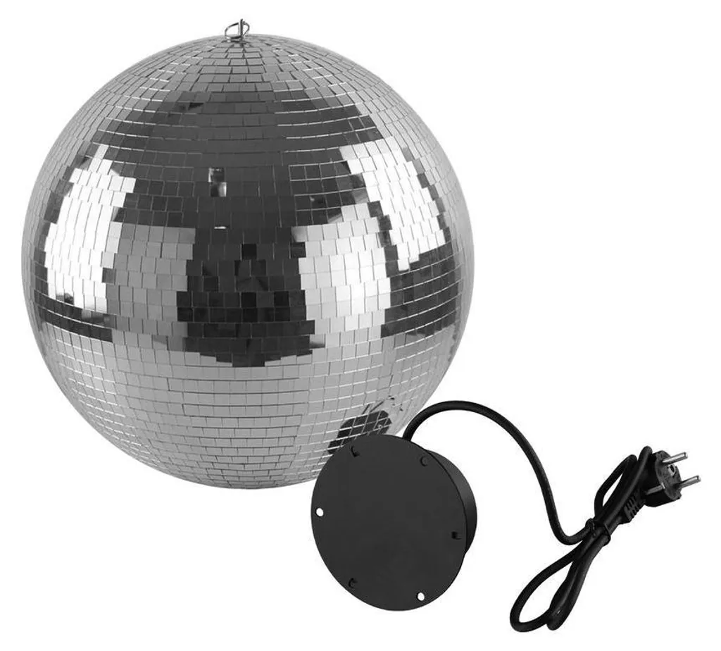 Palla a Specchio per Feste 30cm - Set Completo Motore e Sfera Specchi - 8
