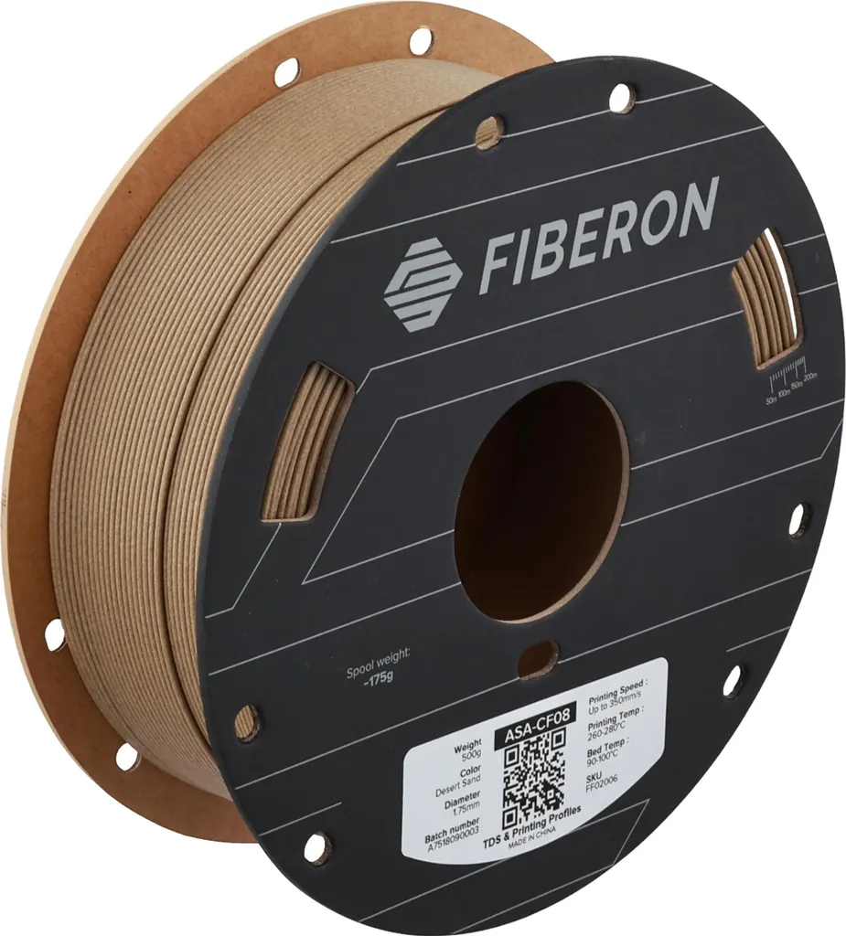 Fiberon™ ASA-CF08 Desert Sand 1,75mm | Stampa 3D Esterna Professionale