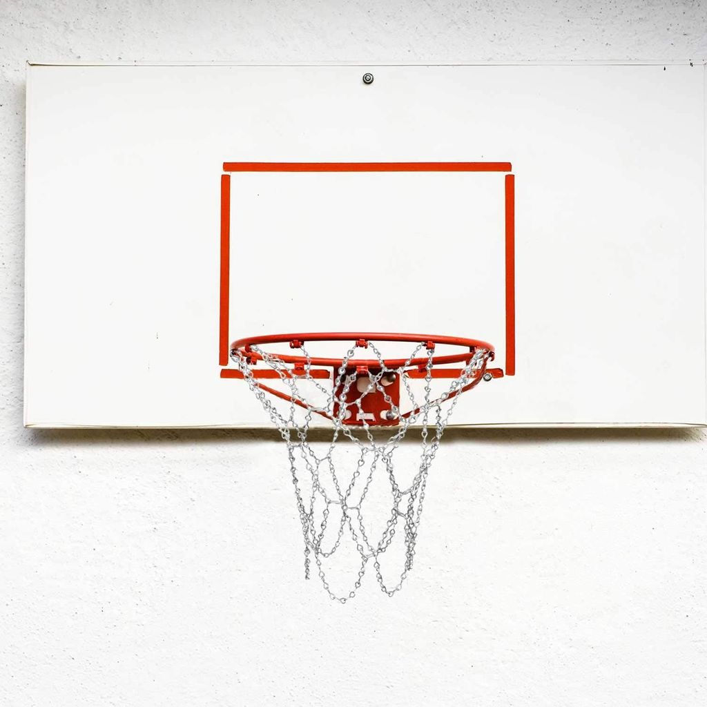 Ersatz-Basketballnetz mit S-Haken - Langlebiges Kettennetz für hohe Belastung - Sportausrüstung
