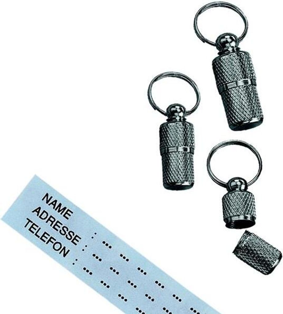 Nobby Porte-adresse 22 mm couleur chrome Image du produit 