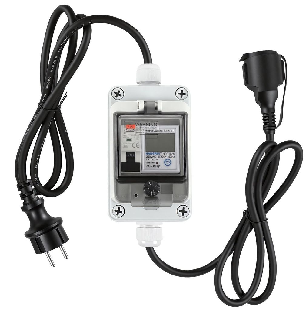Vigevee Mobilný digitálny merač spotreby elektrickej Obrázok produktu 