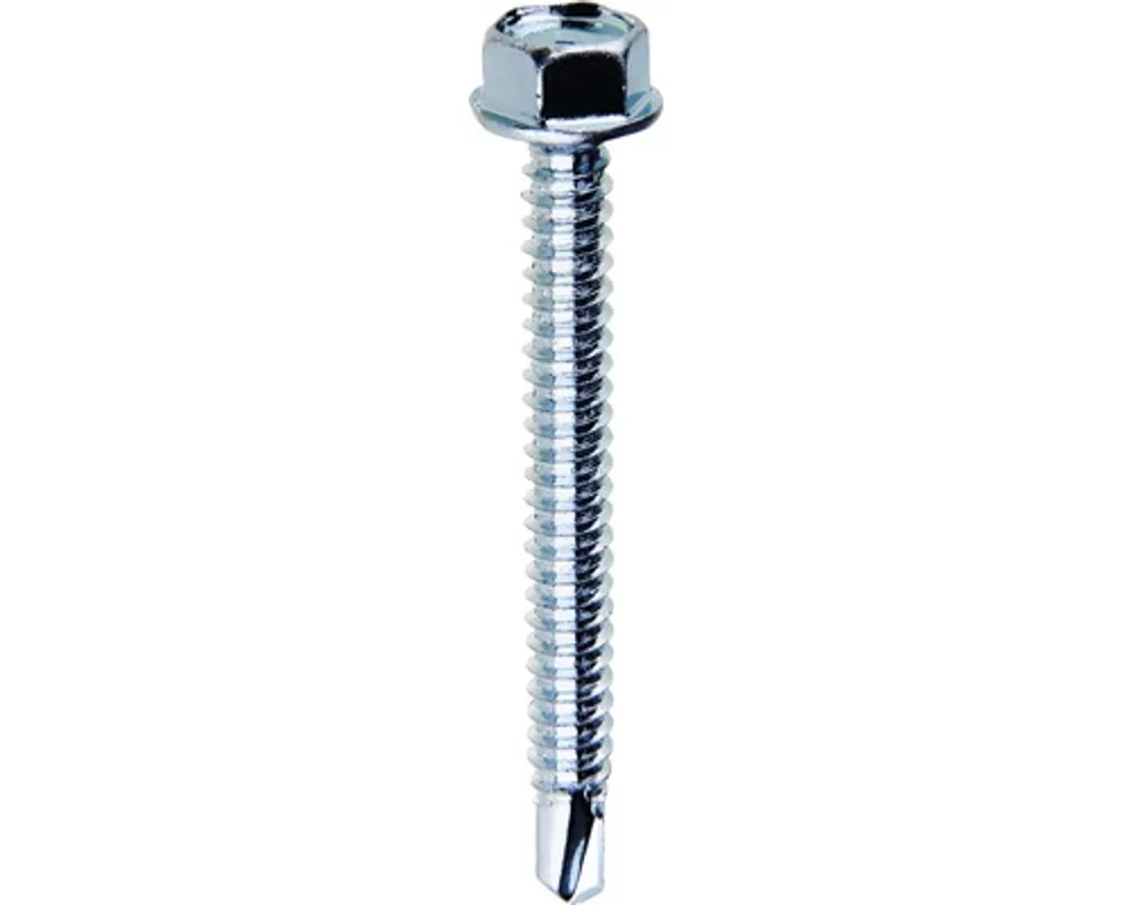 Boulon hexagonal autotaraudeur 6,3x19 mm zingué - Boîte de 500 pièces