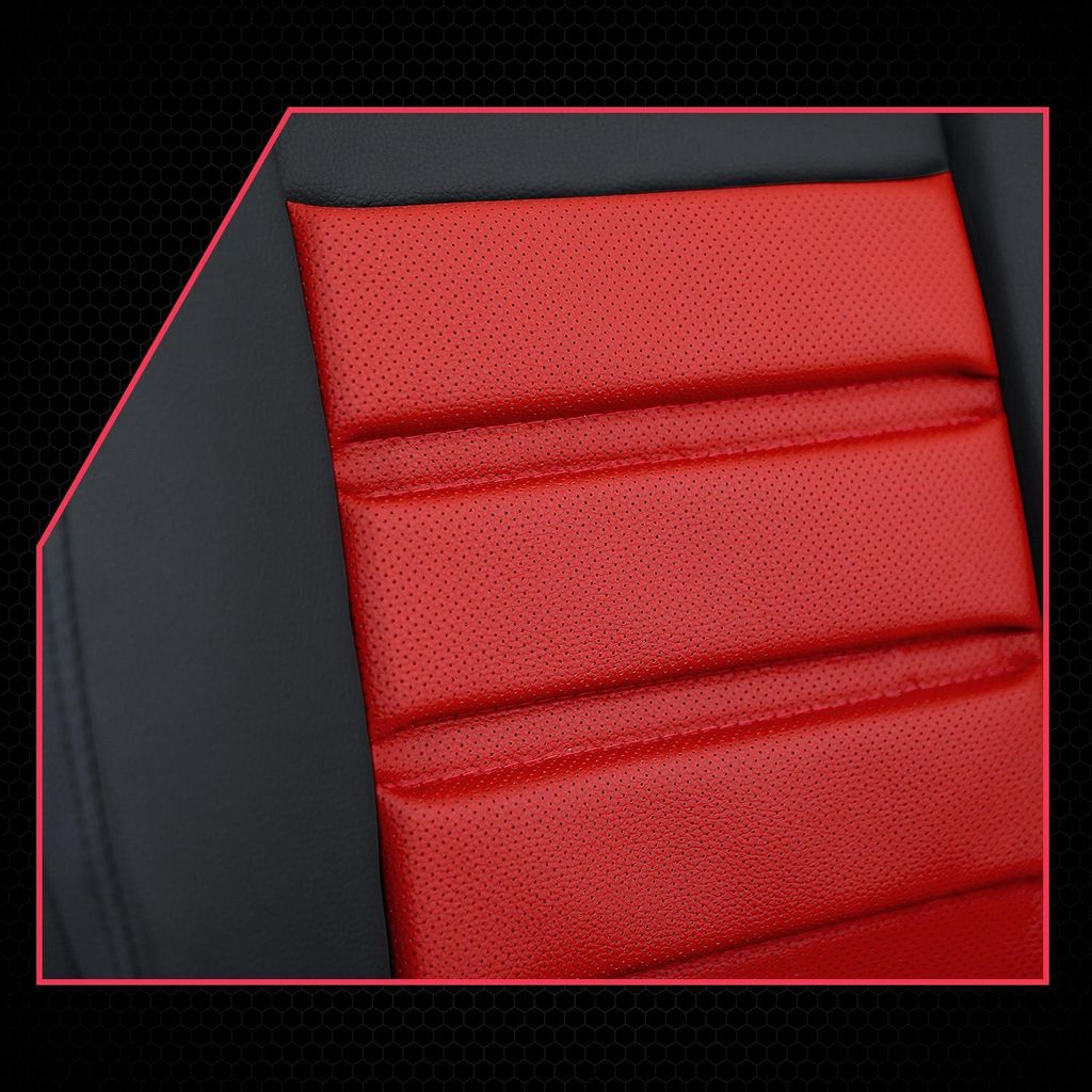 Sitzbezüge Auto Universal Schonbezug Autositzbezüge Sitzauflage für VW T6 Rot