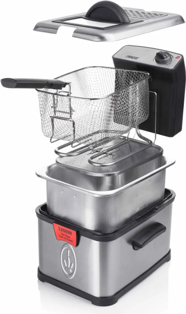 Princess 183001 Friggitrice Superior 3L 3200W - Potenza Professionale - 5