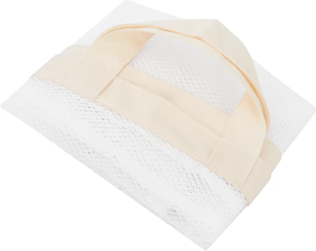 Grand coffre à linge beige Rusko 140L pour organisation buanderie chic - 6
