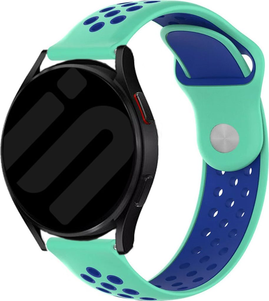 Strap-it Samsung Galaxy Watch 6 Classic 47mm Sport Armband (Aqua/Blau)