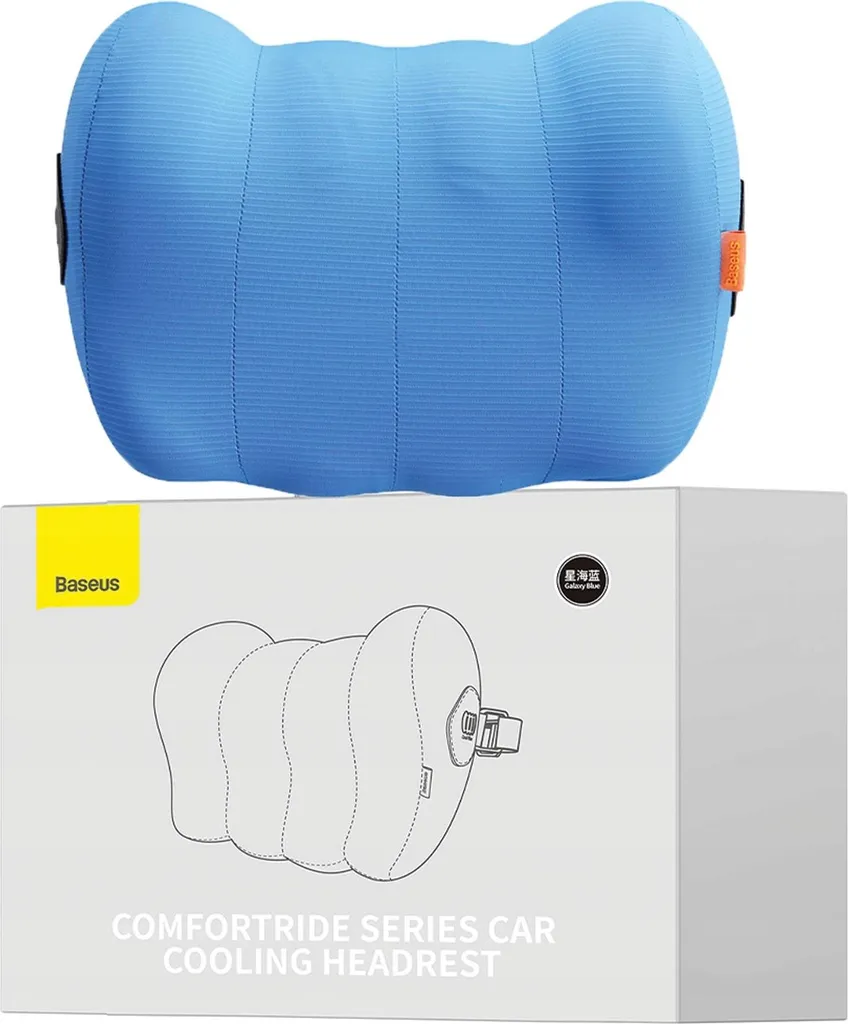 Poggiatesta Auto Baseus Comfortride Blu: Cuscino Ergonomico Top