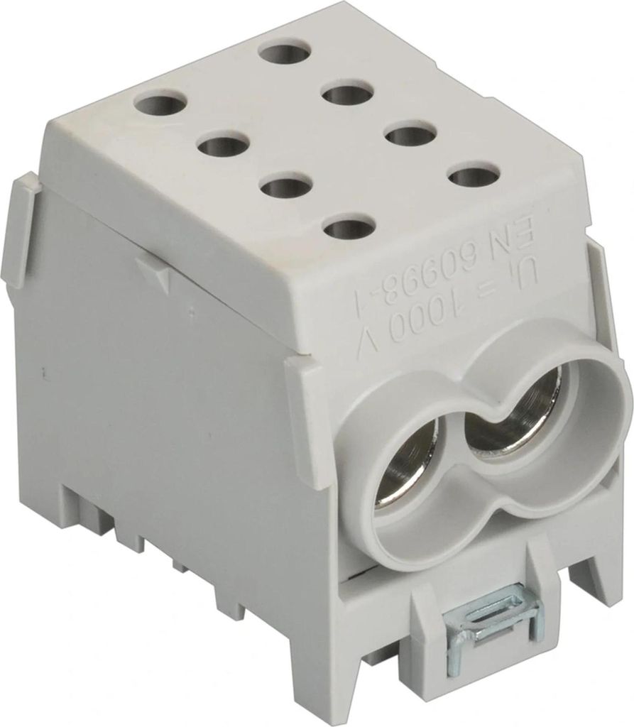 Pollmann Hauptleitungsabzweigklemme, 1-polig, 1 Ein 2x70mm², 1 Aus 2x70mm², 1 Stk.