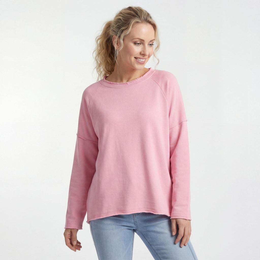 Sweatshirt OriginalYou Sommer Oberteil Langarm Sweater Größe 38-42 für Damen