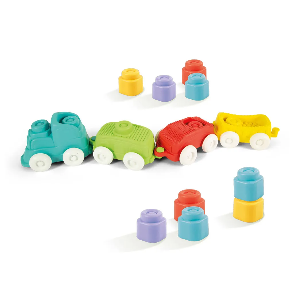 Jouet de construction train Soft Clemmy Junior 12 pièces pour bébé - 10