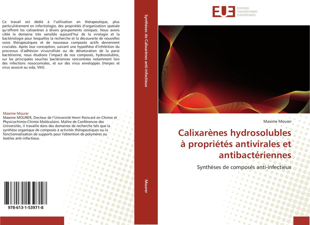 Calixarènes hydrosolubles à propriétés antivirales et antibactériennes
