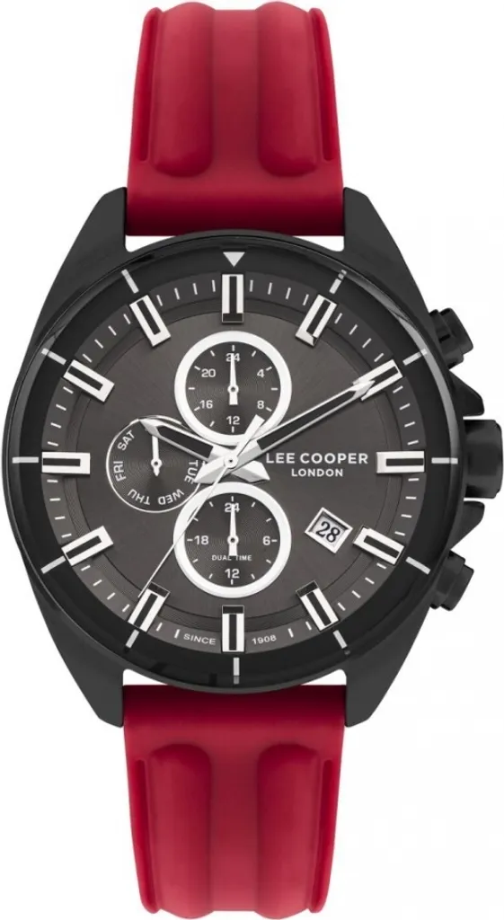 Montre homme Lee Cooper LC07881.668 : le cadeau fashion idéal en rouge