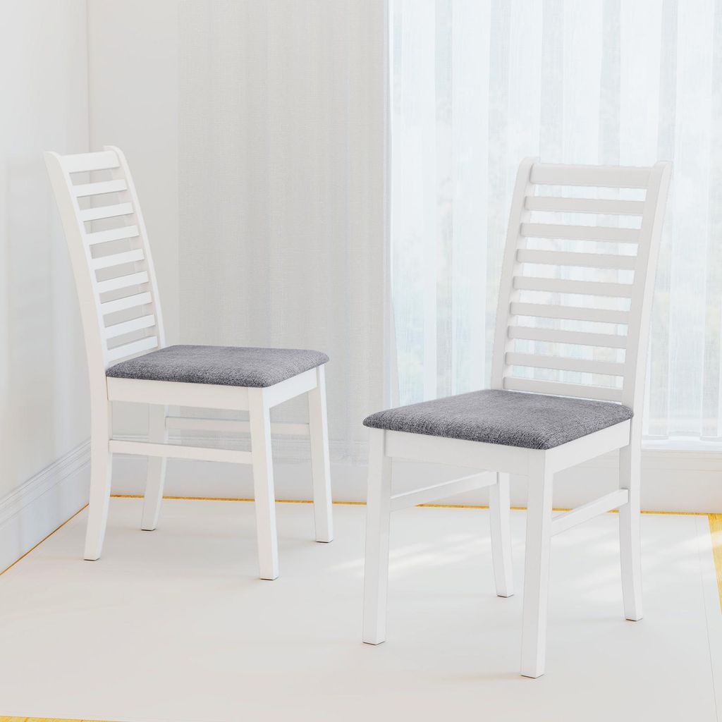 Set di 2 sedie da pranzo COSTWAY, sedie da cucina in legno, Immagine del prodotto 