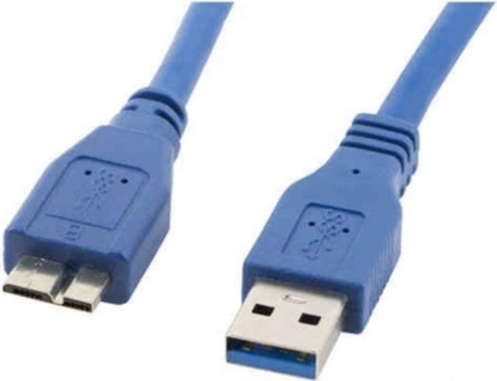 Lanberg CA-US3M-10CC-0005-B, 0,5 m, Micro-USB A, USB A, Blau