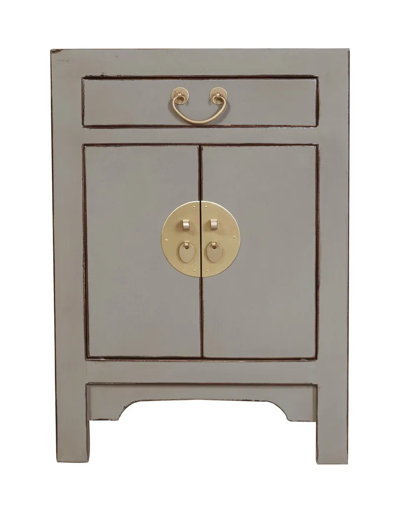 Table de Chevet Orientale Compacte - Optimisez le Rangement de la Chambre