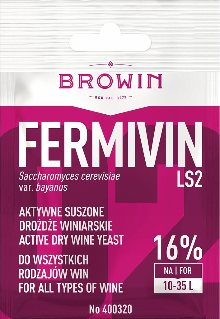 Drożdże winiarskie suszone gorzelnicze Fermivin 7g Zdjęcie produktu 