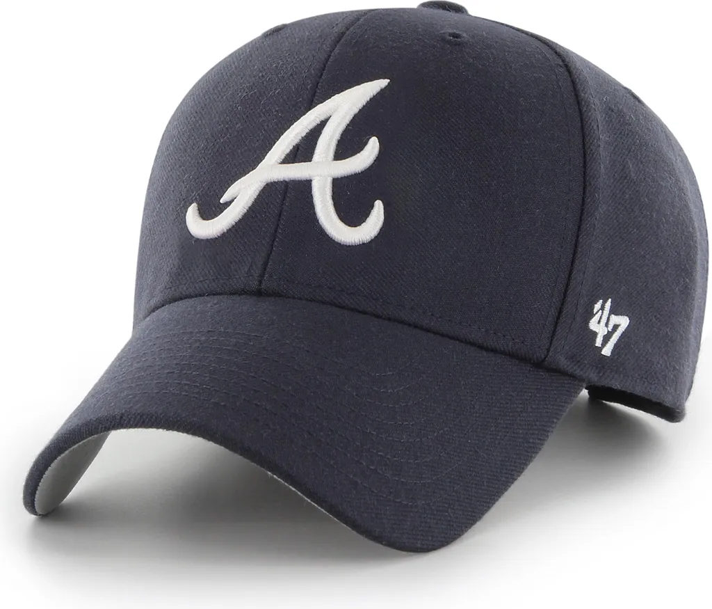 Offerta Cappellino 47 Brand Atlanta Braves Navy - MLB Relaxed Fit Prezzo Top